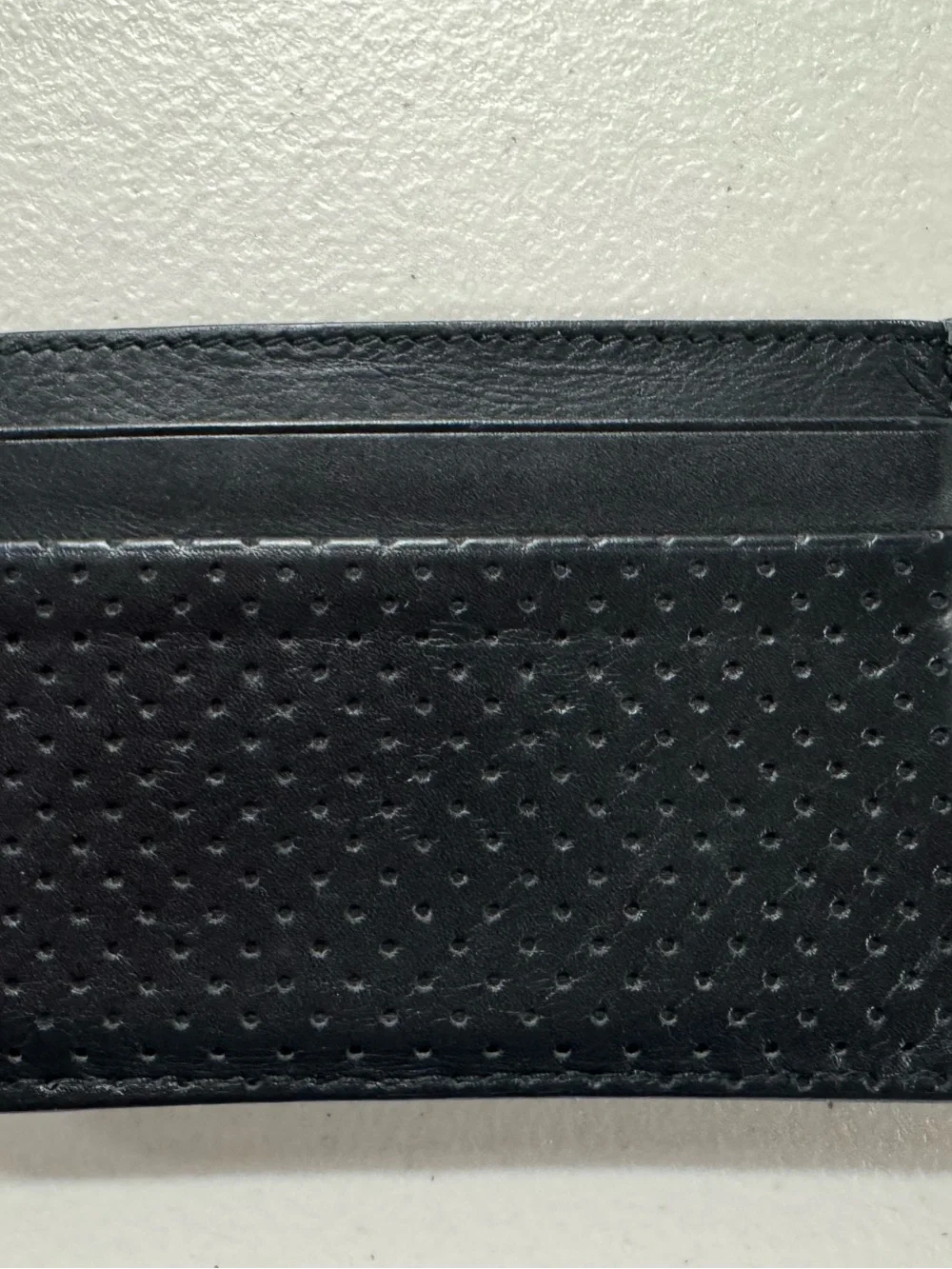 Bottega Veneta Black Leather Card & Key Holder